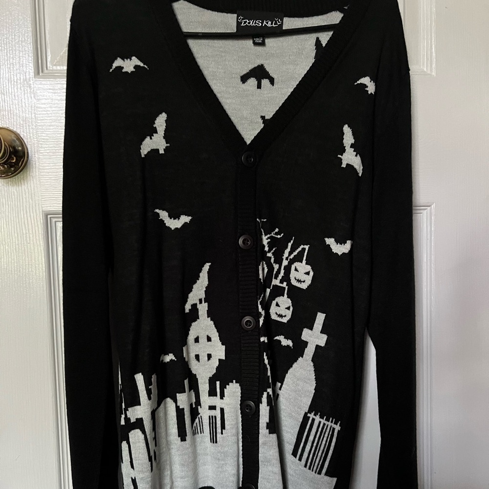 HOUSE OF HAUNTS KNIT CARDIGAN